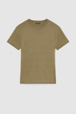 Patrizia Pepe Boxy T-shirt Grün | 928564-HPB