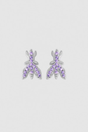 Patrizia Pepe Brass Earrings Rosa | 139570-RDO