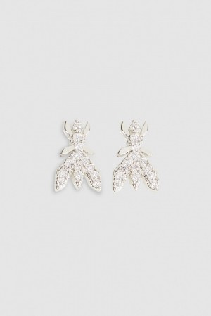 Patrizia Pepe Brass Earrings Silber | 635710-SGA