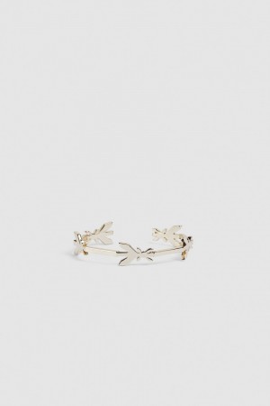 Patrizia Pepe Brass Fly Chain Bracelet Gold | 980364-VPE
