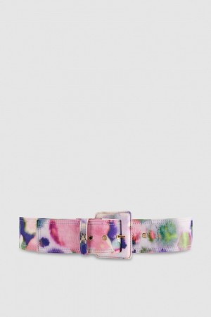 Patrizia Pepe Chiffon High-waist Belt Mehrfarbig | 724850-AVX