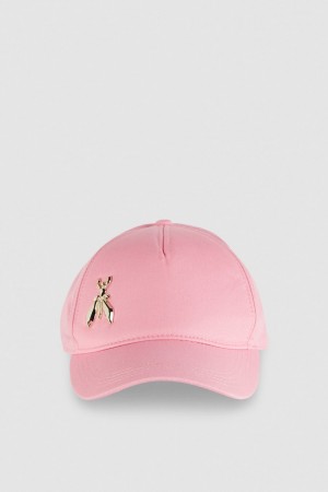 Patrizia Pepe Cotton Fly Baseball Cap Rosa | 815206-UMB