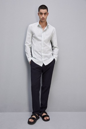 Patrizia Pepe Cotton Shirt With Patterned Print Mehrfarbig | 379561-MSK