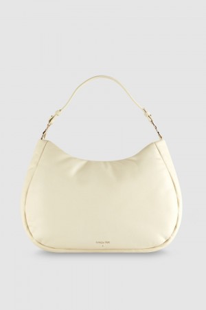 Patrizia Pepe Dream Bag Shoulder Bag Beige | 172385-JTM