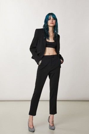 Patrizia Pepe Essential Cigarette Pants Schwarz | 732904-RVT