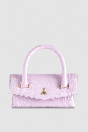 Patrizia Pepe Fly Bamby Croco Lila | 318506-HLT