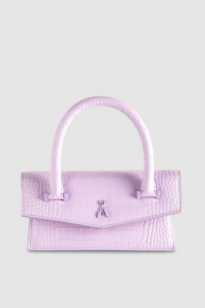 Patrizia Pepe Fly Bamby Croco Lila | 692418-PVZ