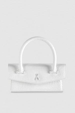 Patrizia Pepe Fly Bamby Croco Weiß | 236791-FZI