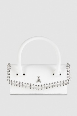 Patrizia Pepe Fly Bamby Piercing Shoulder Bag Weiß | 317864-ZME