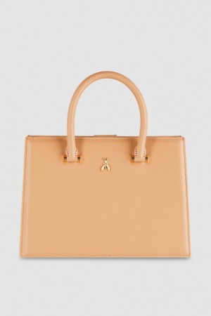 Patrizia Pepe Fly Bamby Shopper Beige | 590478-WTG