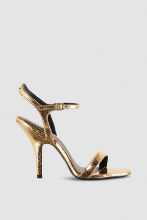 Patrizia Pepe Heeled Leather Sandals Y459 | 974605-JXA