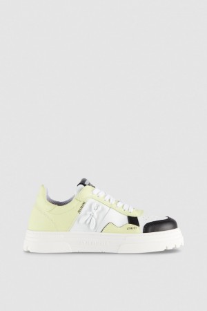 Patrizia Pepe Leather Sneakers Weiß | 843106-WNY
