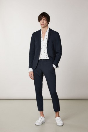 Patrizia Pepe Lined Polyviscose Blazer Blau | 750869-HKR