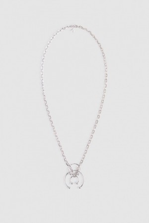 Patrizia Pepe Long Necklace With Piercing Silber | 354698-NZX