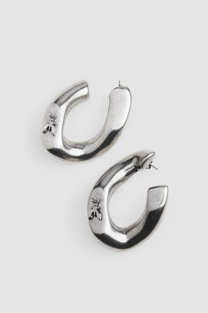 Patrizia Pepe Metal Earrings Silber | 063941-FCM