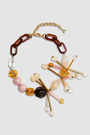 Patrizia Pepe Necklace With Techno Pop Fly Appliqué Mehrfarbig | 942637-FKA