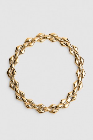 Patrizia Pepe New Chain Brass Necklace Gold | 193527-EDI