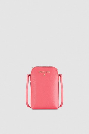 Patrizia Pepe Phone Holder With Shoulder Strap Rosa | 853674-QSE