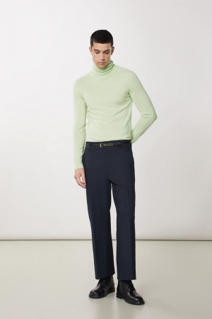 Patrizia Pepe Pure Wool Turtleneck Sweater Grün | 103725-BFQ
