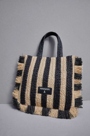 Patrizia Pepe Raffia Shopping Bag FE22 | 698312-BYN
