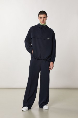 Patrizia Pepe Regular Fit Soft Pants Blau | 059846-GCK