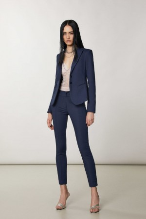 Patrizia Pepe Slim Pants Blau | 095287-FKJ