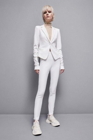 Patrizia Pepe Slim Pants Weiß | 573289-YQW