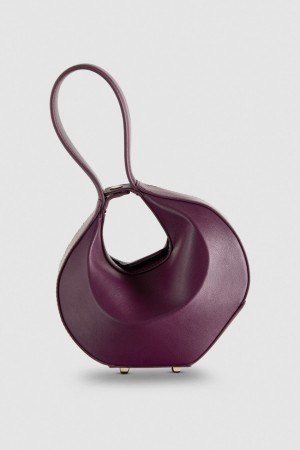 Patrizia Pepe Small Hobo Bangle Bag Lila | 106294-ZDB