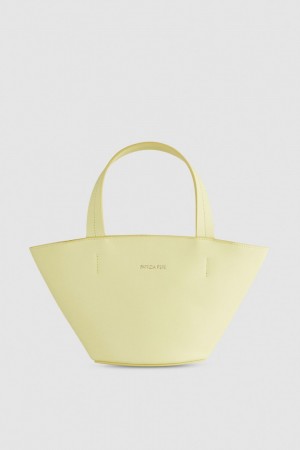Patrizia Pepe Small Minimal City Gelb | 385426-TSK