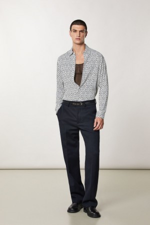 Patrizia Pepe Soft Twill Viscose Shirt Weiß | 146352-POL