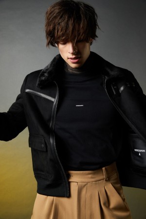 Patrizia Pepe Synthetic Fabric Jacket Schwarz | 543608-DOK