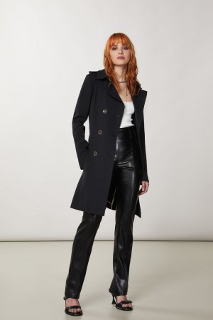Patrizia Pepe Trench Schwarz | 602815-VAC