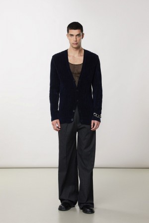 Patrizia Pepe Viscose Blend Cardigan Blau | 031286-UEK